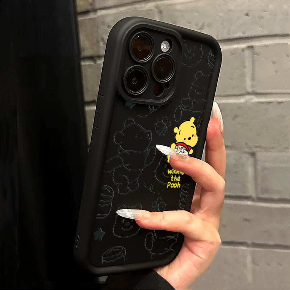 Capinha Para Samsung A15 A55 A17 A07 A14 A54 A12 A35 A13 A05S A04E A23 A32 A34 Urso Morango Snoopy de Capa Macia De Case