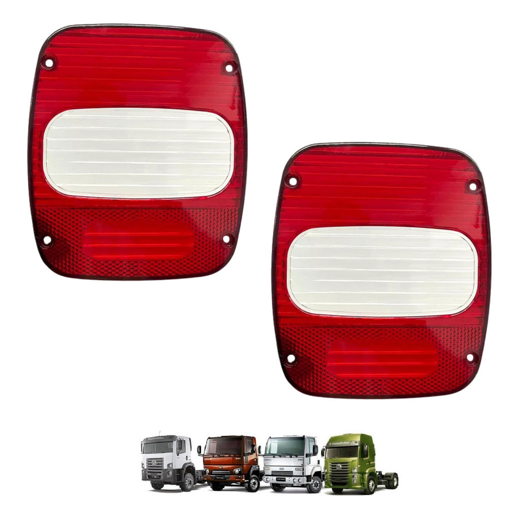 Par Lente Lanterna Traseira Vw 15180 Worker Caminhao 13180