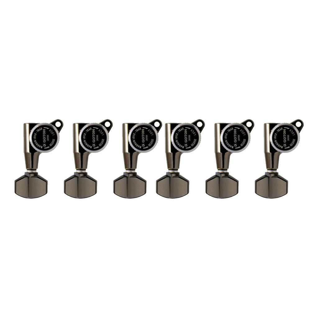 Tarraxa Gotoh Sg38107 Cosmo Black Magnum Lock Trad 6 Reversa