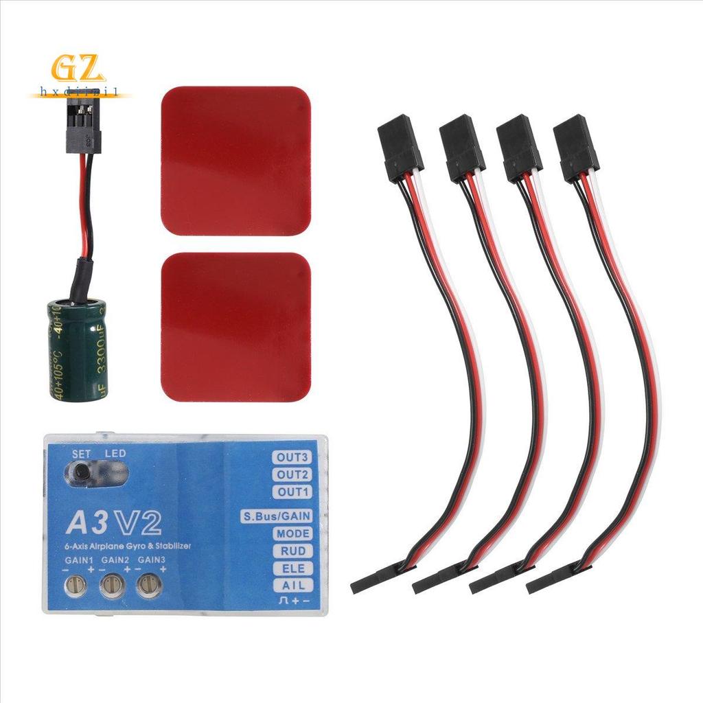 Estabilizador De Controlador De Vôo A3 V2 4 Modos Para Avião RC Acessório De Presente De Metal Amantes De