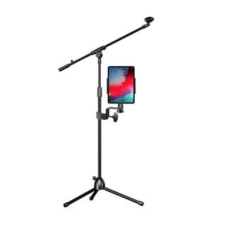 Pedestal Microfone C/ Suporte Tablet Partitura Digital