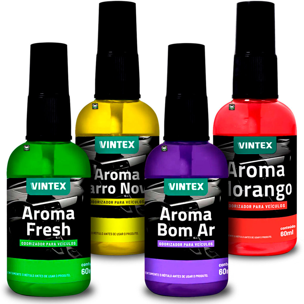 Aromatizante Automotivo Arominha Spray 60ml Cheirinho Odorizador Vintex Vonixx em Oferta na Shopee