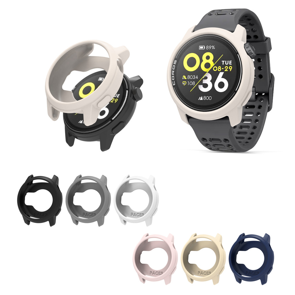 Capa Macia De TPU Para COROS PACE 3/PACE3 Candy Color Slim Protetor De Tela De Smartwatch Relógio Inteligente