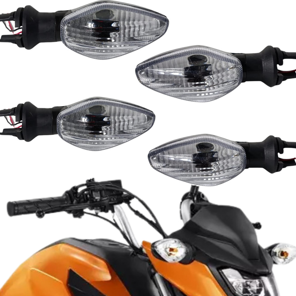 Kit 4 Pisca Seta Honda Cg Fan Titan 125 150 160 2014 Em Diante Modelo Original
