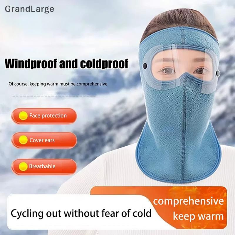 [GrandLarge] Máscara Facial De Ciclismo De Inverno À Prova De Vento Para Homens E Mulheres Esqui , Snowboard , Motocicle