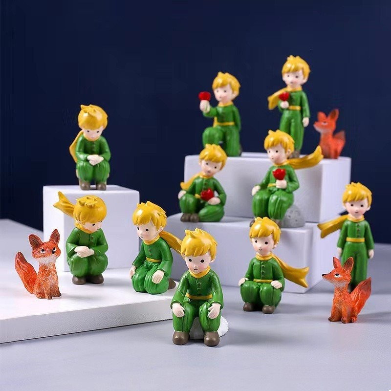 < The Little Prince > Personagem Decoração de mesa Presente de aniversário Decoração de bolo Decoração pequena U9MX