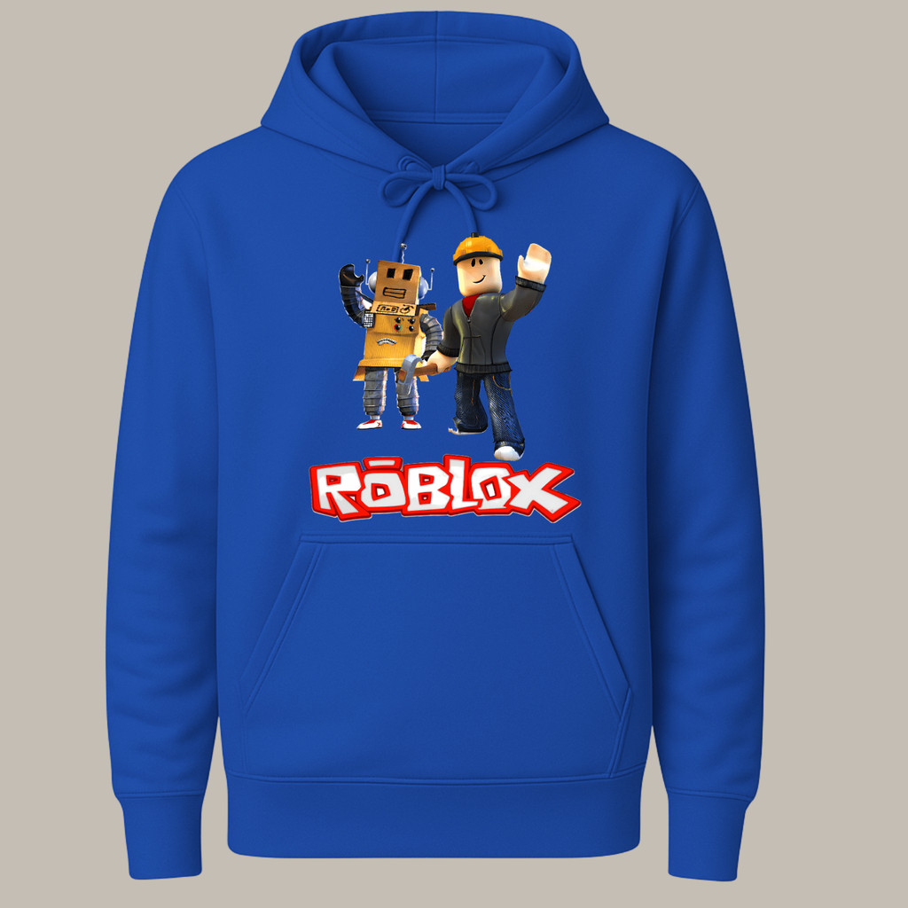 Moletom Canguru Infantil Roblox Royale Game Criança Casaco Blusão Flanelado
