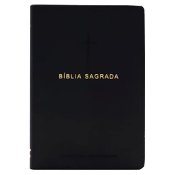Bíblia Sagrada | NAA | Referências Cruzada | Capa Luxo Preta