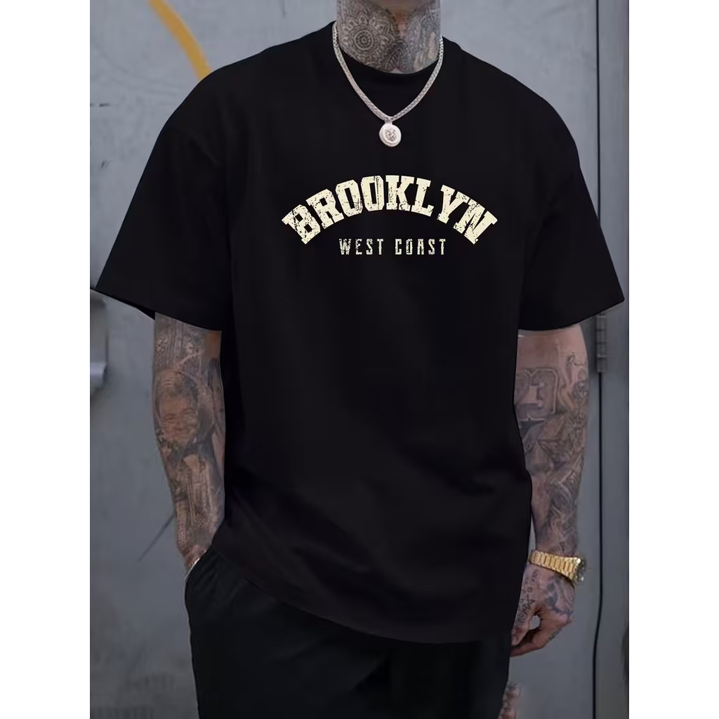 Camiseta Masculina Plus Size Esportiva Confortável Moderna Estilosa Casual