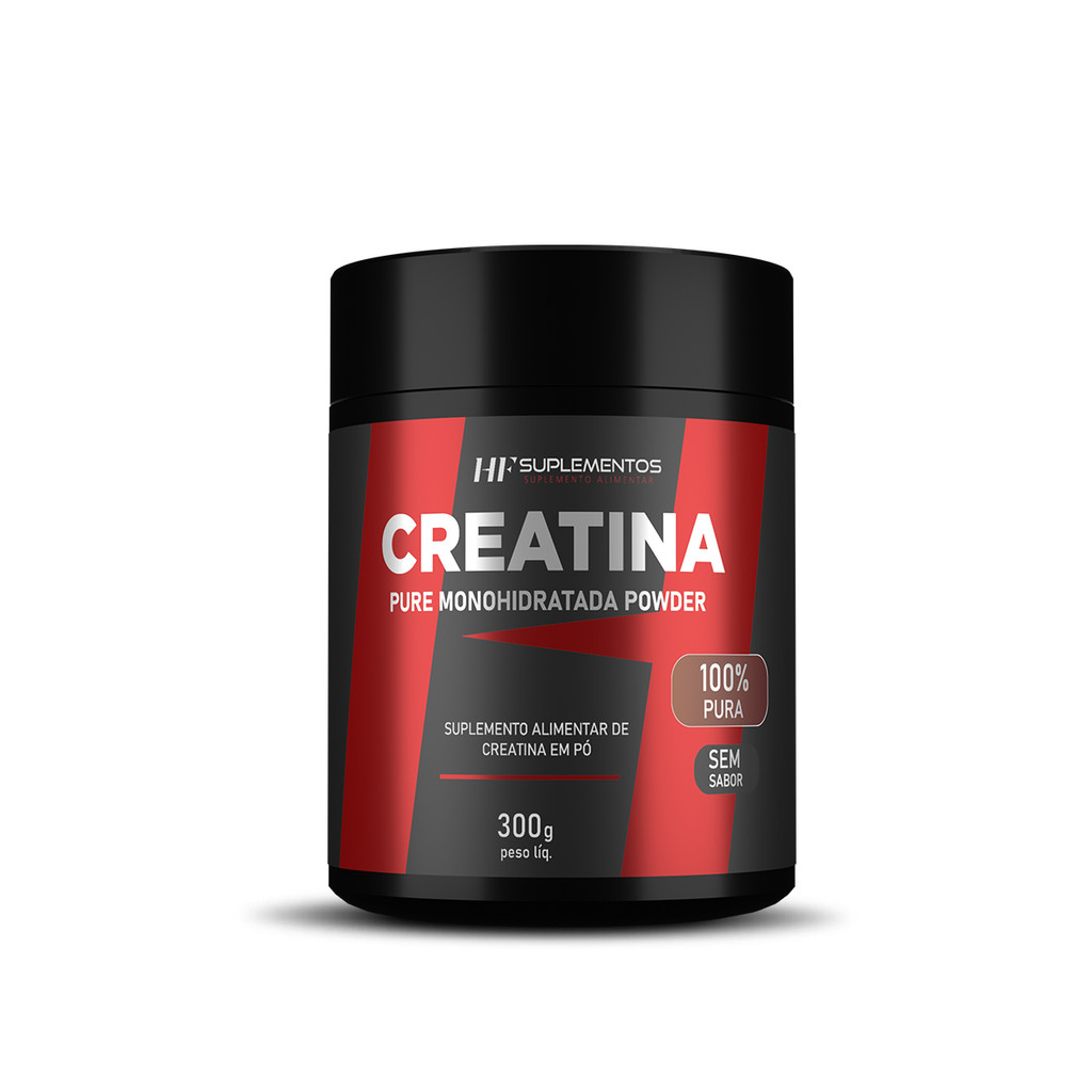CREATINA EM PÓ 3G 100% PURE HF SUPLEMENTOS 300G em Oferta na Shopee