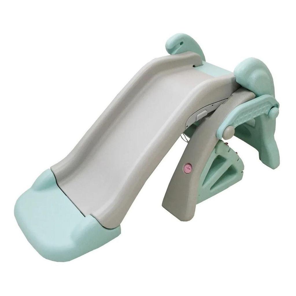 Playground 3x1 Escorregador Cesta Basquete Gol Infantil Verde em Oferta na Shopee