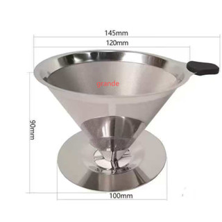 Coador De Café Inox C/ Suporte Filtro De Cafe Reutilizavel Cuador Reutilizável Cozinha em Oferta na Shopee