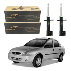 Par Amortecedor Dianteiro Corsa Classic 1.6 8v 2002 A 2006