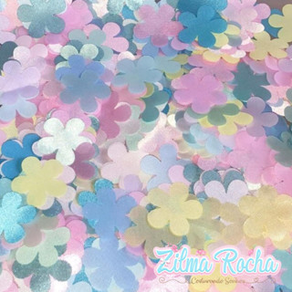 Flores de Cetim - Colorido - Escolha o tamanho em Oferta na Shopee