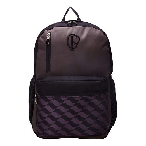 Mochila Corinthians Esportiva Costas Xeryus  Cinza E Preto