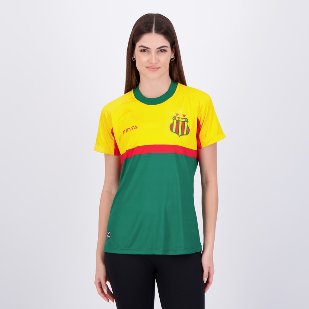 Camisa Finta Sampaio Corrêa Aquecimento 2024 Feminina