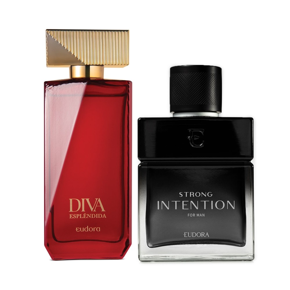 Combo Diva  Esplêndida Desodorante Colônia100ml + Intention For Man Strong  Desodorante Colônia 100ml