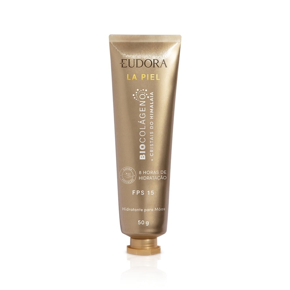 Eudora La Piel Cristais do Himalaia Creme Hidratante Para as Mãos FPS15 50g