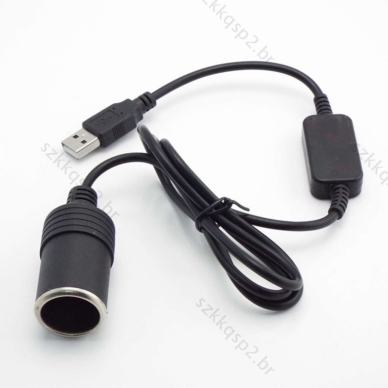 5V 2A USB Fêmea Para 12V Tomada De Isqueiro Do Carro Com Fio Controlador Adaptador Conector Cabo Conversor Acessórios BR