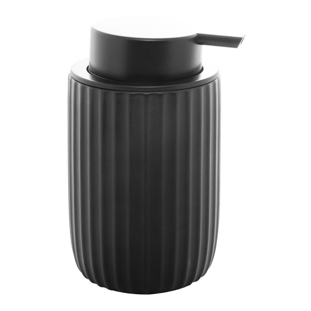Porta Sabonete Líquido Lyor Nórdico de Cerâmica Preto 300ml em Oferta na Shopee