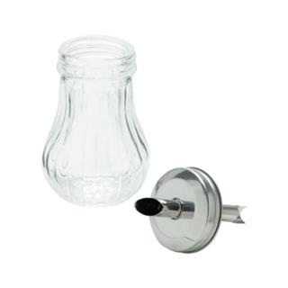 Açucareiro com Tampa Lyor de Vidro e Aço Inox 7cm x 14cm em Oferta na Shopee