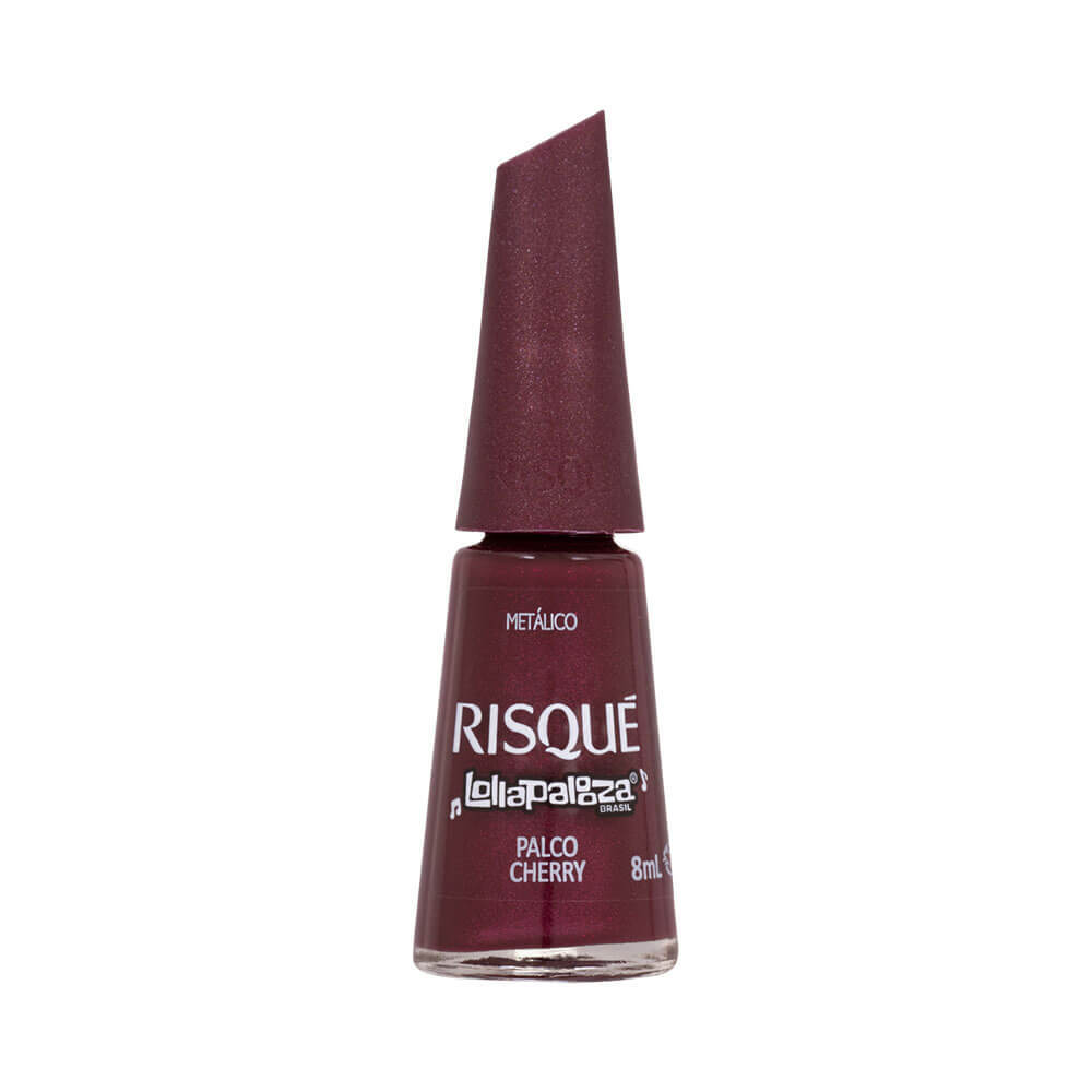 Esmalte Risqué Lollapalooza Brasil Palco Cherry em Oferta na Shopee
