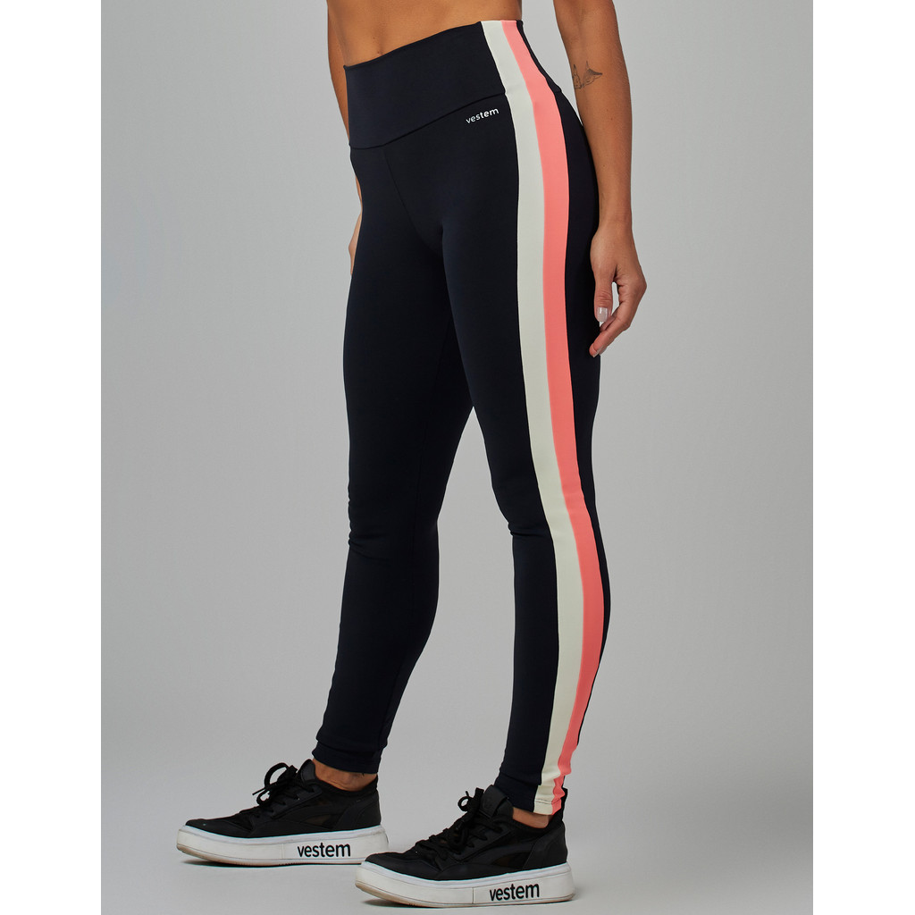 Legging Fitness Fusô Tricolor Force Vestem