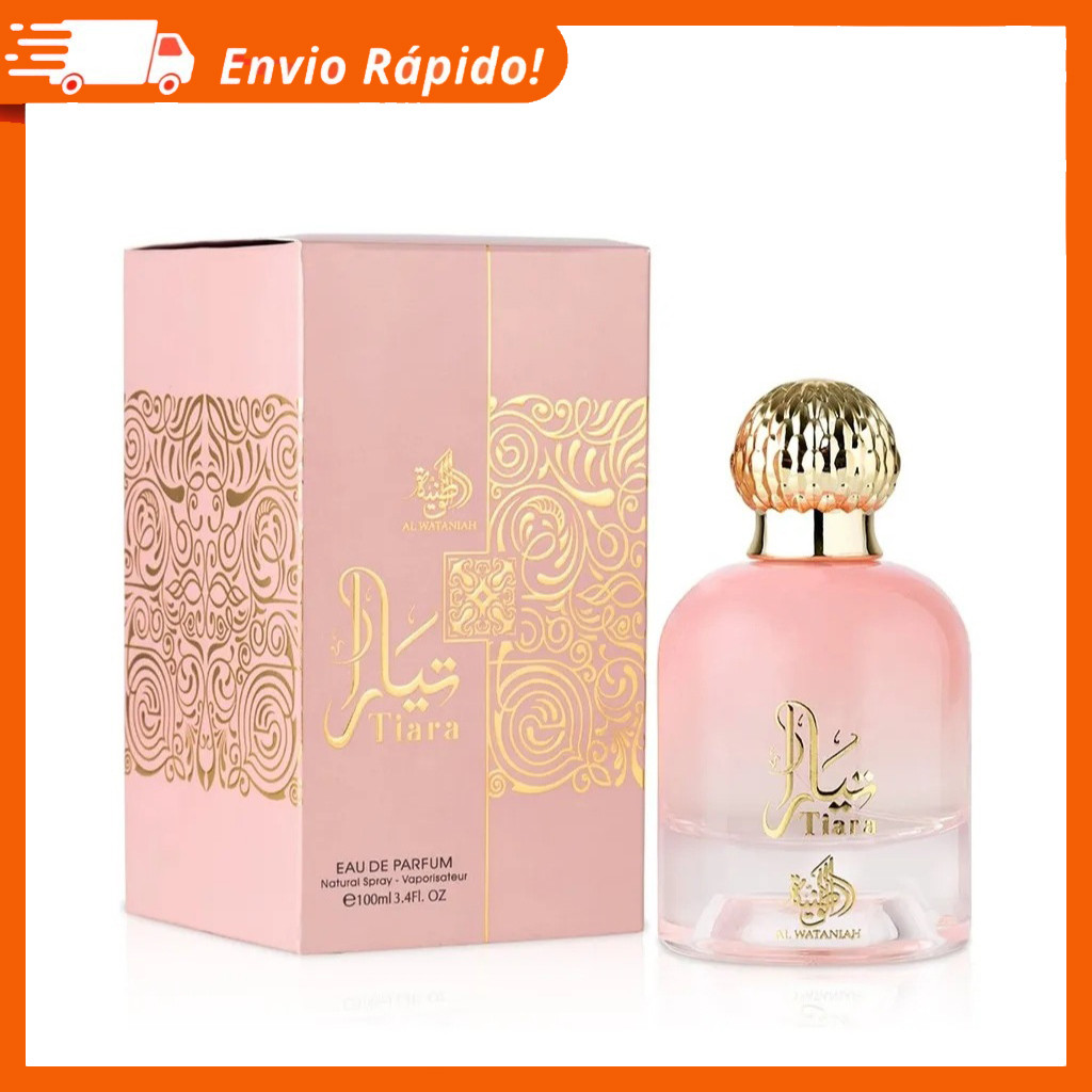 Al Wataniah Tiara Pink EDP Feminino 100ml - Original c/selo ADIPEC em Oferta na Shopee