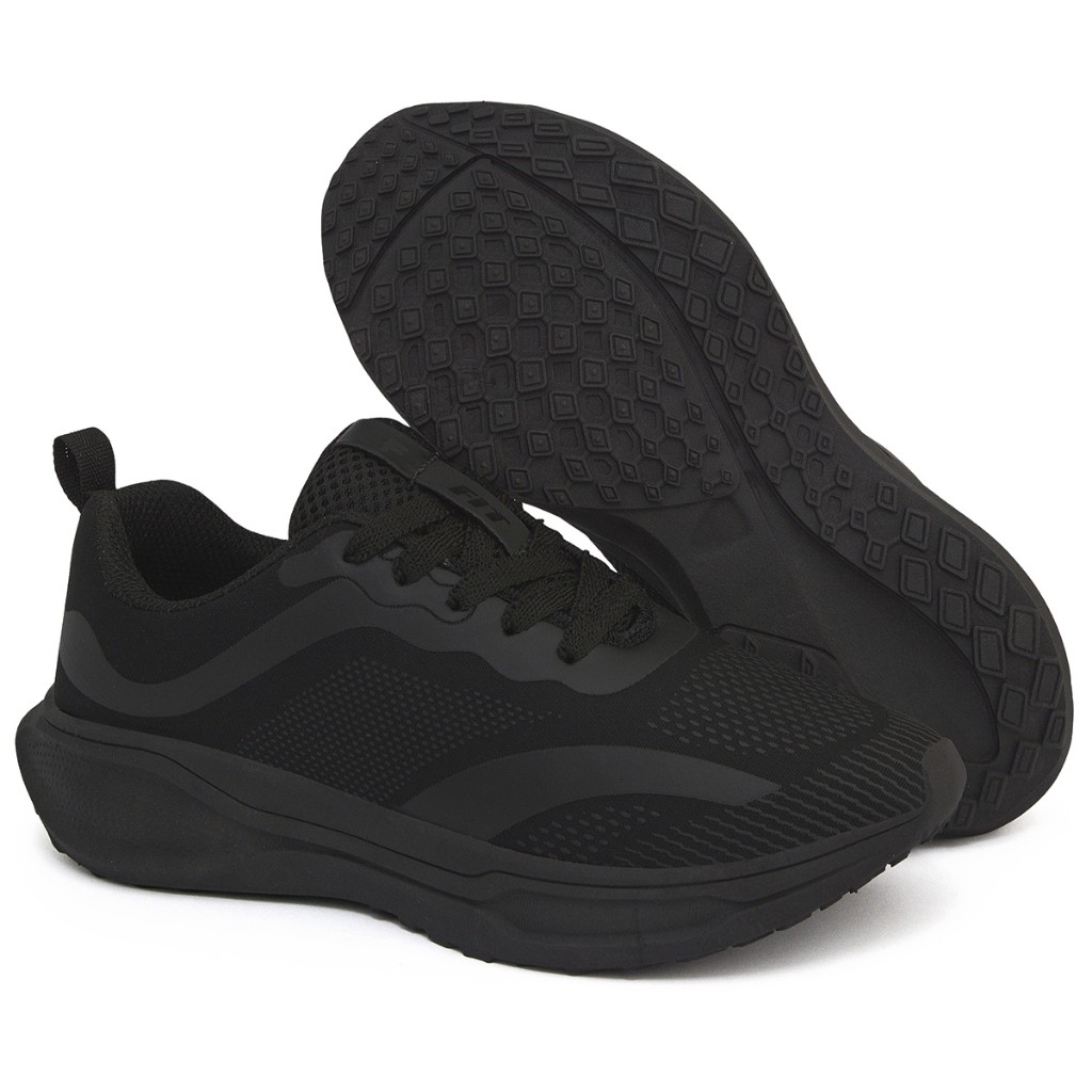 Tenis MV3 unissex Preto colorido Masculino Academia Lazer Corrida Leve