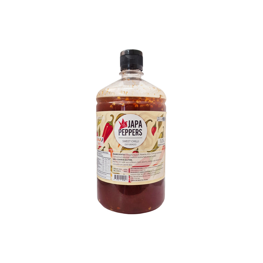Molho de Pimenta Sweet Chilli Defumado Japa Peppers 1,05L