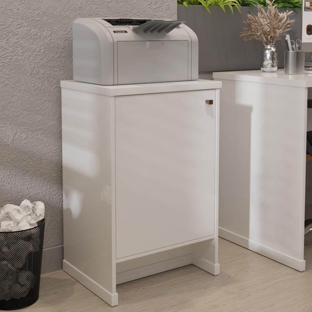 Balcão 1 Porta 1 Prateleira Armário Multiuso Tampo MDP 25mm Denver - Vianossa