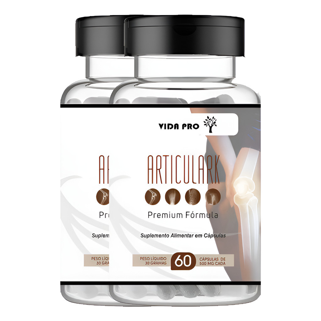 Articulark 2 Frascos 60 Cápsulas Cada Natural Melhor — R$ 75,00 em Shopee, 46% OFF