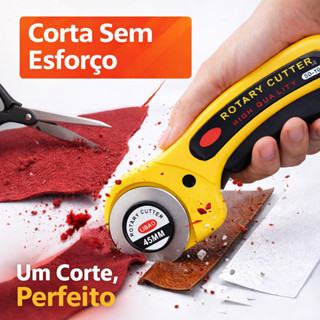 Cortador Circular 45mm Cortar Tecido Costura Profissional Patchwork em Oferta na Shopee