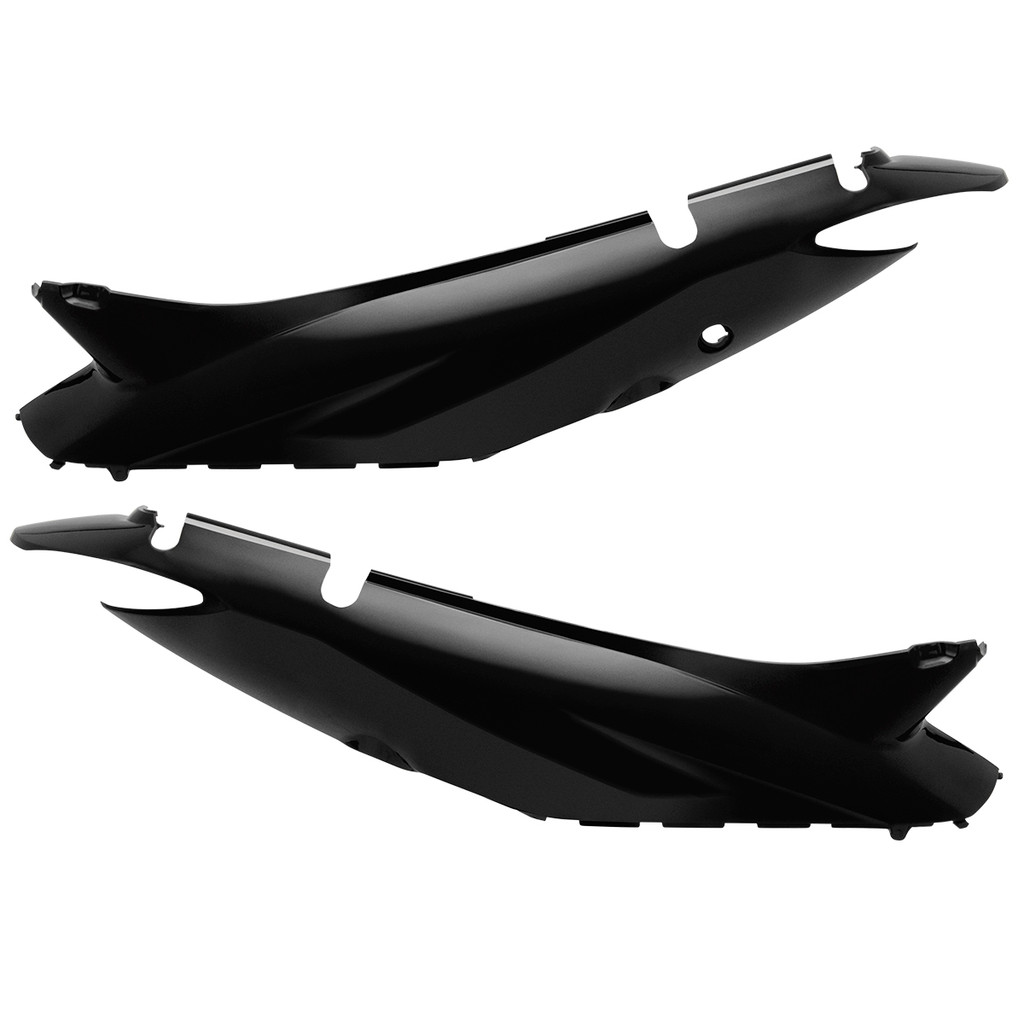 Tampa Lateral Pro Tork Compatível com Motocicleta Biz 125 Ks/es 2006 2007 2008 2009 2010 Preto