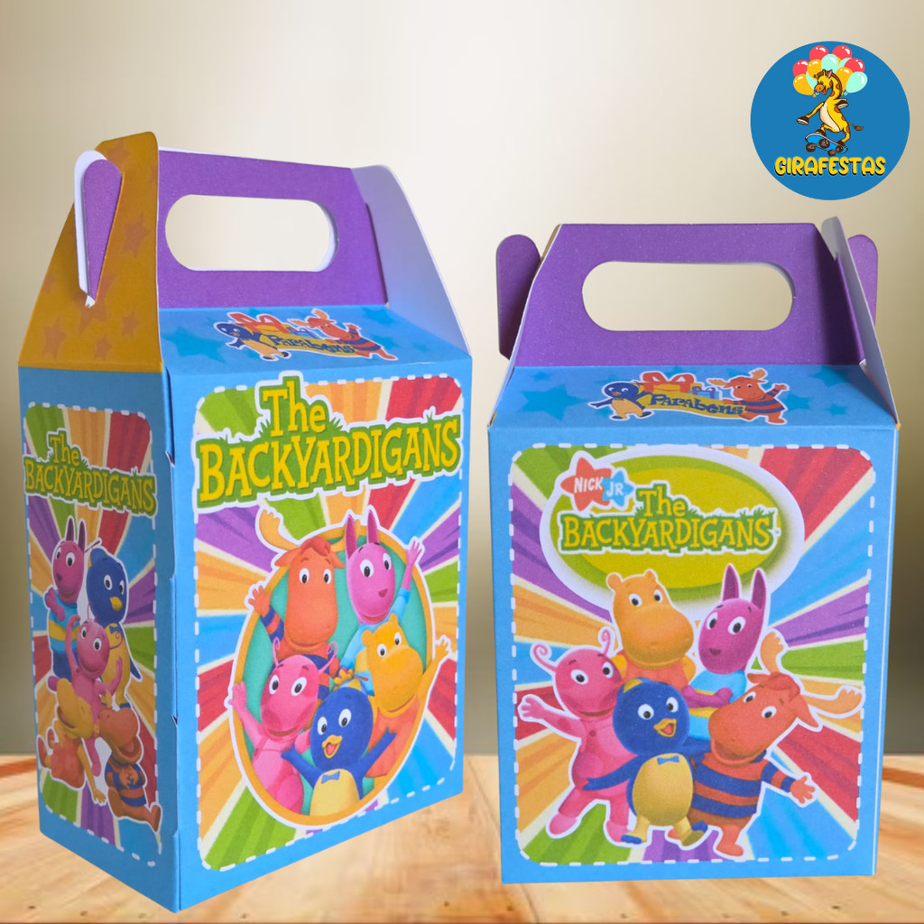 Até 30x Unidades Caixinhas Maletinha/Maleta - Os Backyardigans