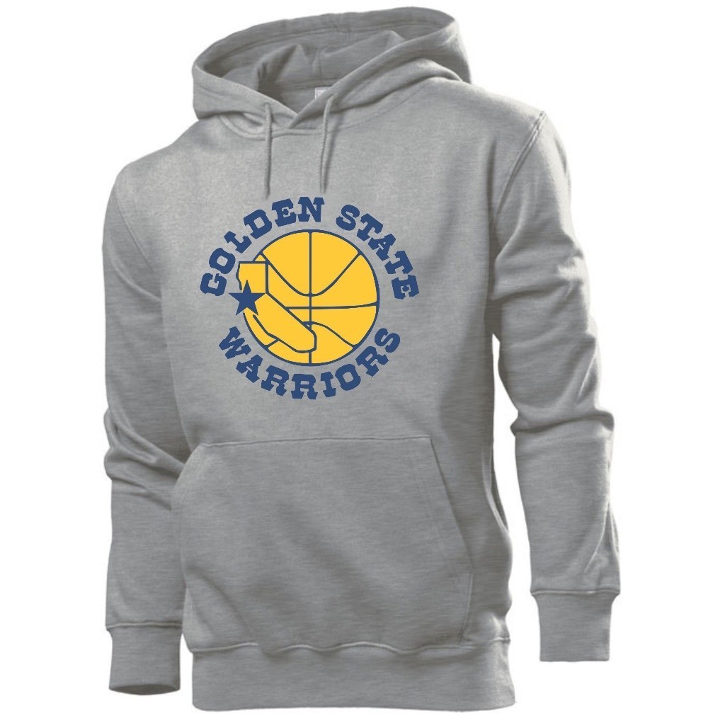 Blusa Moletom Canguru Golden State Warriors Logo Basquete GSW2