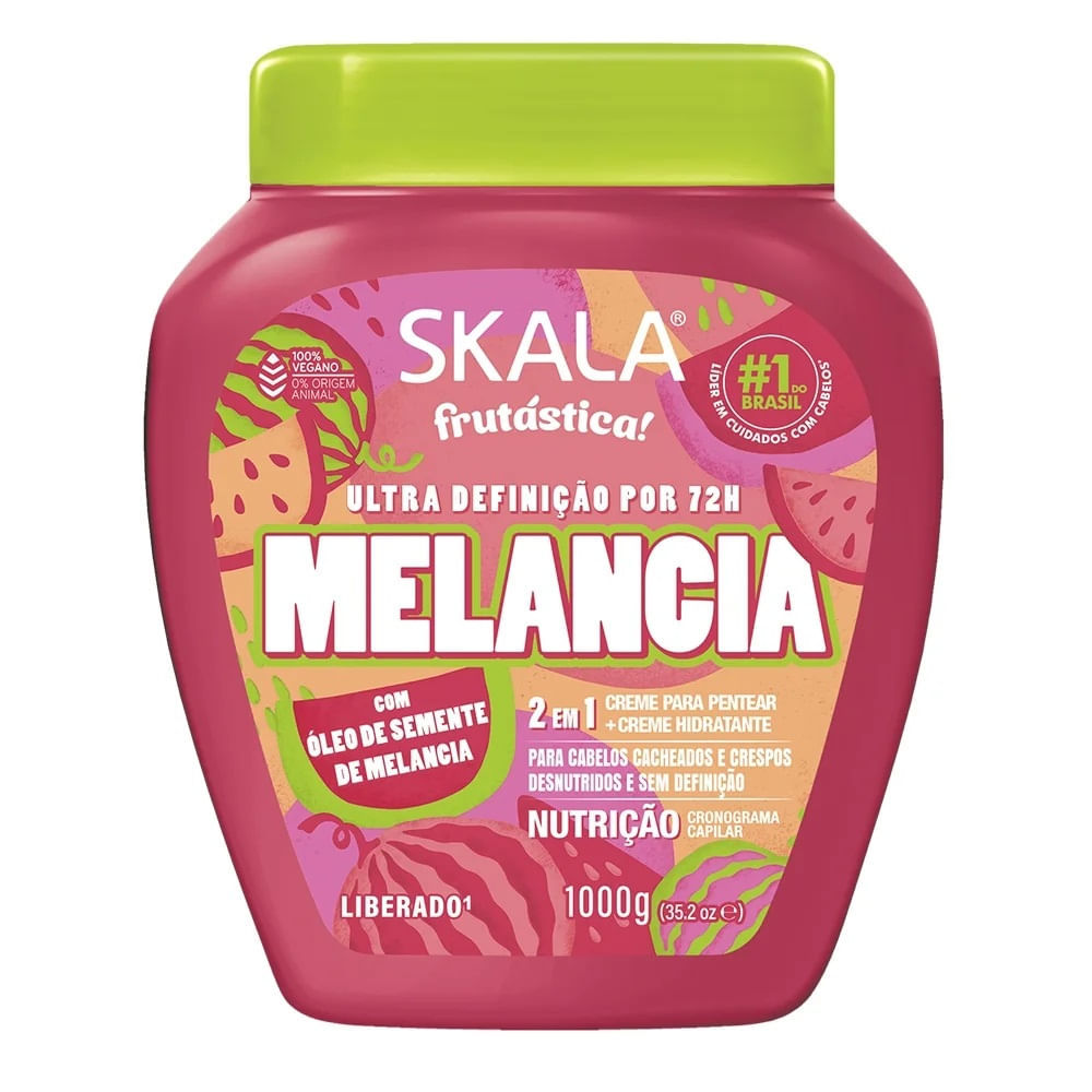 Creme Tratamento Skala 2 em 1 Melancia 1kg em Oferta na Shopee