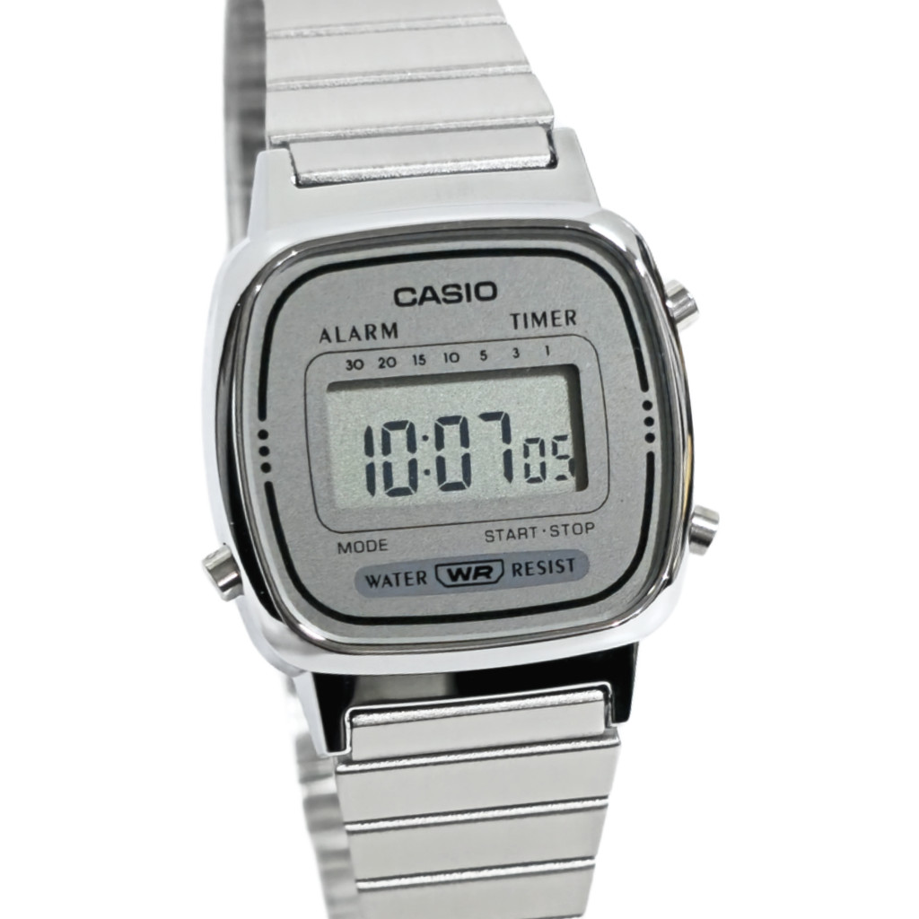 Relógio Casio Digital Vintage Mini Feminino LA670WA-7DF em Oferta na Shopee