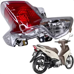 Lanterna Traseira Biz 125 110i 2018 19 20 21 22 23 2024 2025