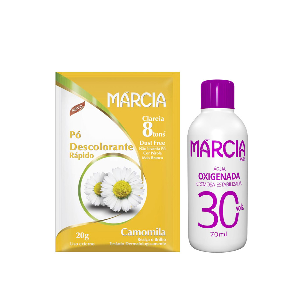 Kit Econômico Descolorante de pelos / Mechas Camomila