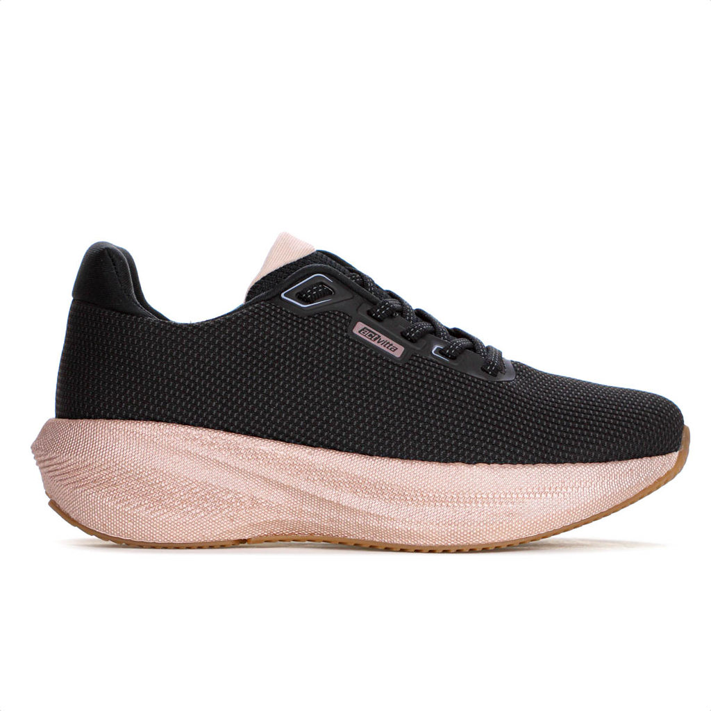 Tênis Actvitta Gaspea Knit Energy Preto - Feminino