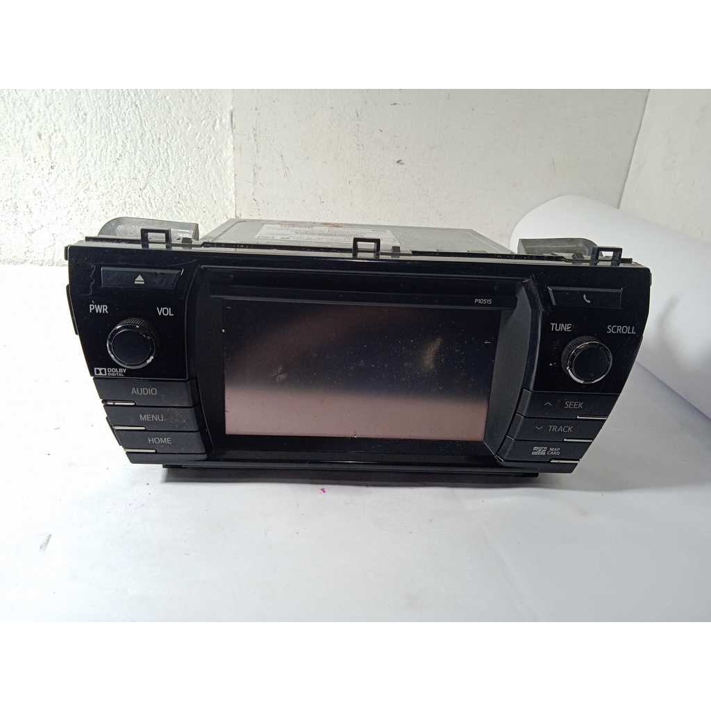 Central Multimídia Toyota Corolla 2015/2017 Original Preto