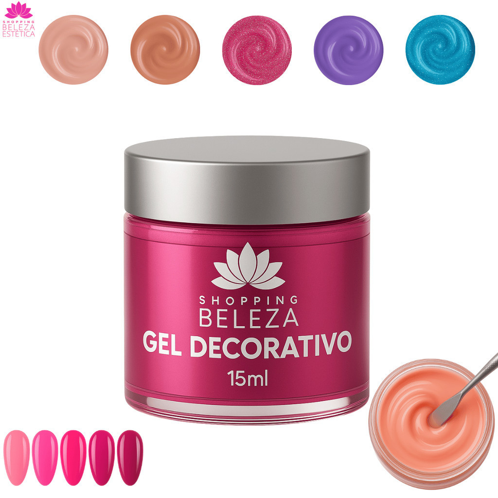 Gel para Unhas Gel UV LED 15g Cores Sortidas Promoção Unha Gel Acrigel Nail Designer Manicure Profissional Painting Gel