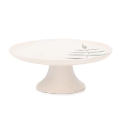 Boleira Em Cerâmica Flat 26Cm Samambaia Oxford