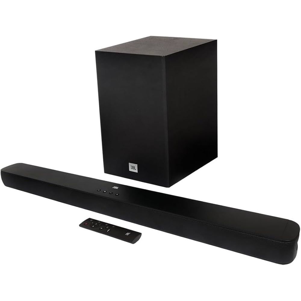 Soundbar JBL  Bluetooth, Cinema SB180, 2.1 Canais, Subwoofer de 6,5" Sem Fio  110W RMS em Oferta na Shopee