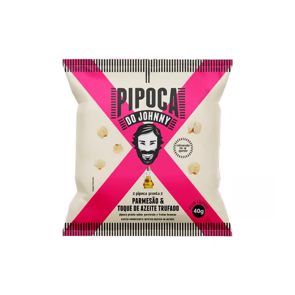 Pipoca Pronta do Johnny Sabor Parmesão e Azeite Trufado 40g em Oferta na Shopee