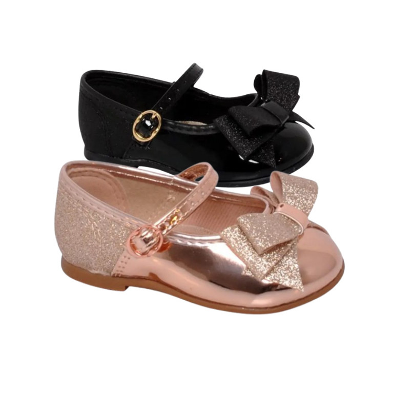 Sapatilha Infantil Menina Molekinha Glitter Lacinho 2106176