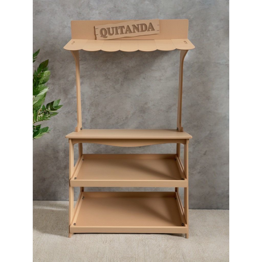 Barraquinha Quitanda Feira Infantil em mdf cru em Oferta na Shopee