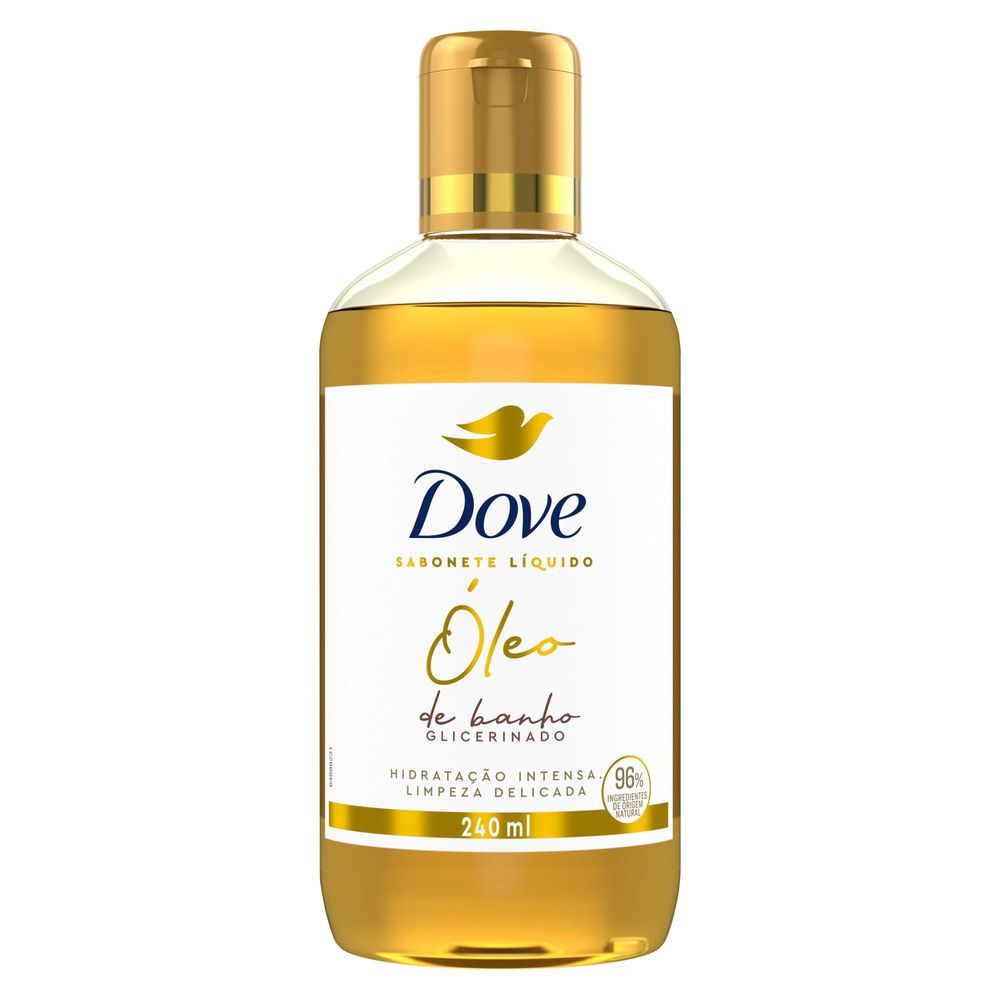 Sabonete Líquido Dove Óleo De Banho Glicerinado 240ml em Oferta na Shopee