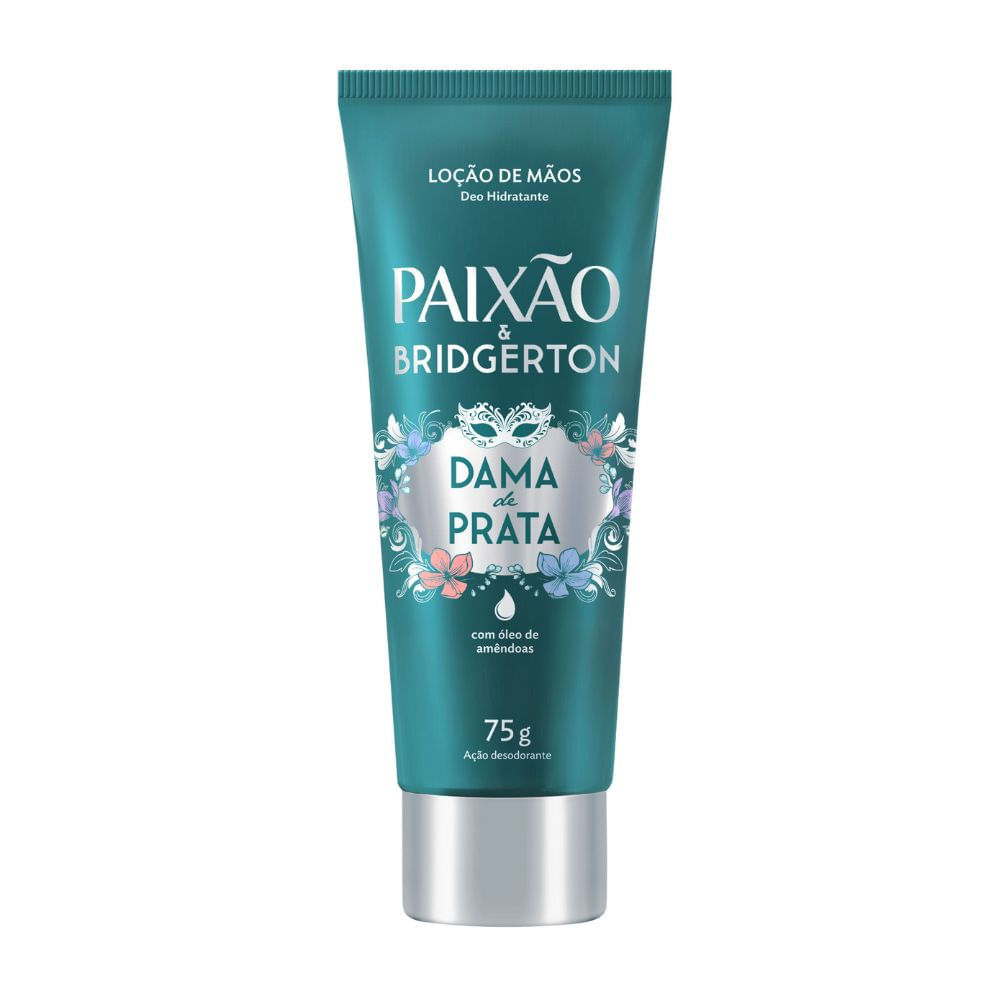 Loção De Mãos Paixão & Bridgerton Dama De Prata 75g